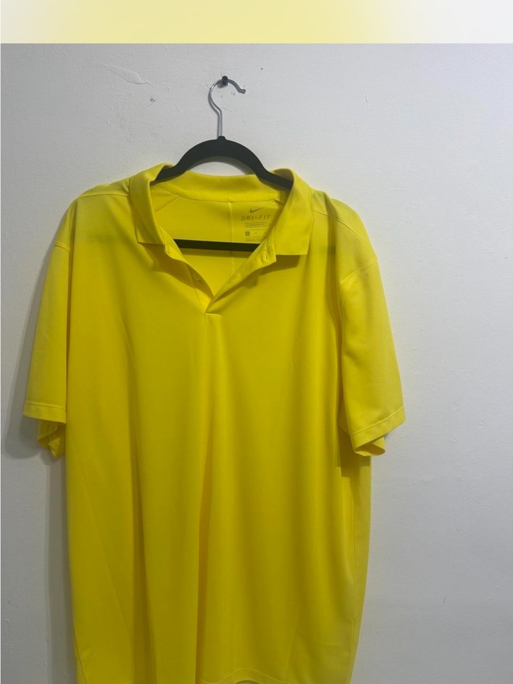 Nike Dri-FIT Bright Yellow Polo Shirt
Men's XL